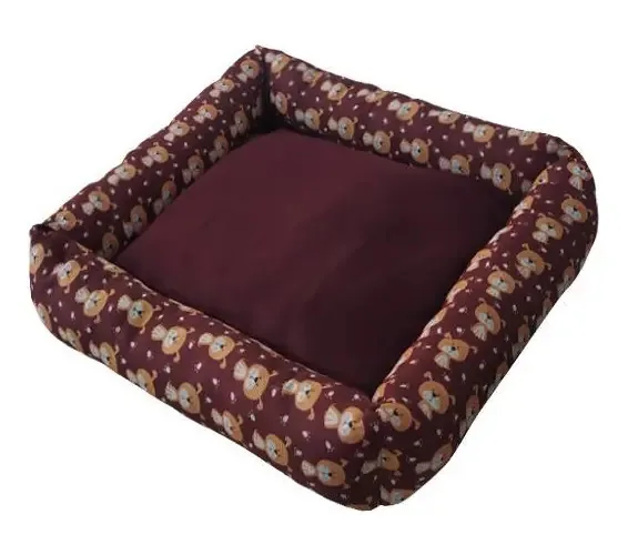 Caminha Pet Para Cachorro 40 X 40 Raça Pequena Dog Vinho