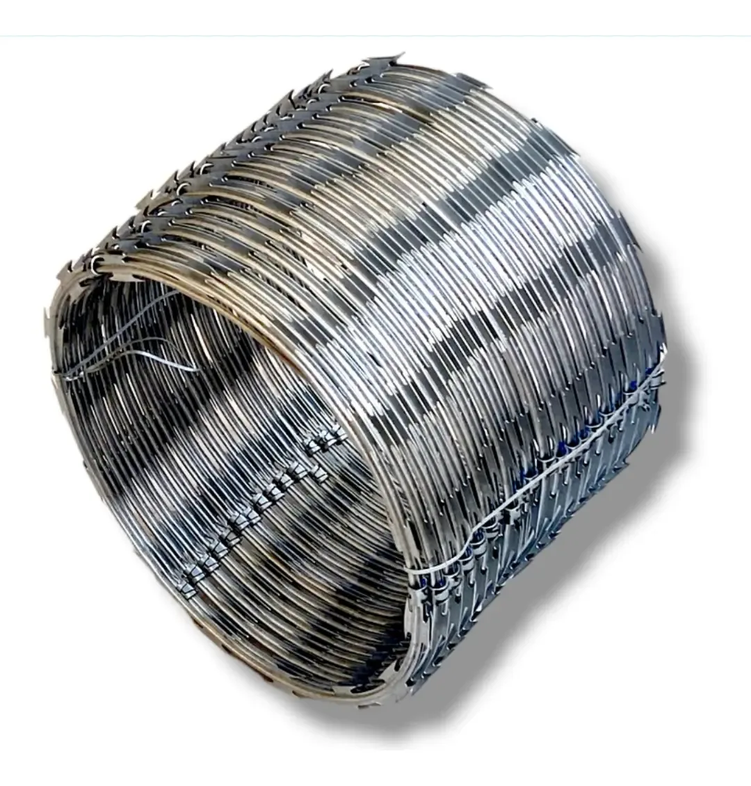 Concertina Dupla 30cm K. Metalurgica Galvanizada 5 Metros Segurança