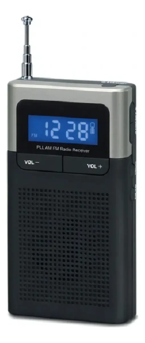 Rádio portátil FM/AM Relógio e alarme Rca SP-1251pll Digital