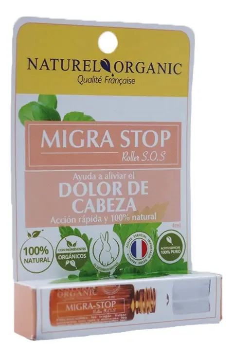 Aromaterapia Roll On Migra - Stop Naturel 4 ml