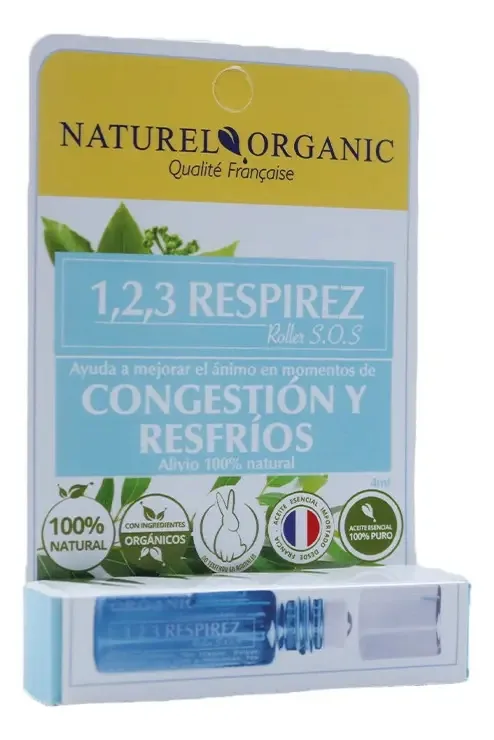 Aromaterapia Roll-on 1.23 Respirez 4ml Naturel