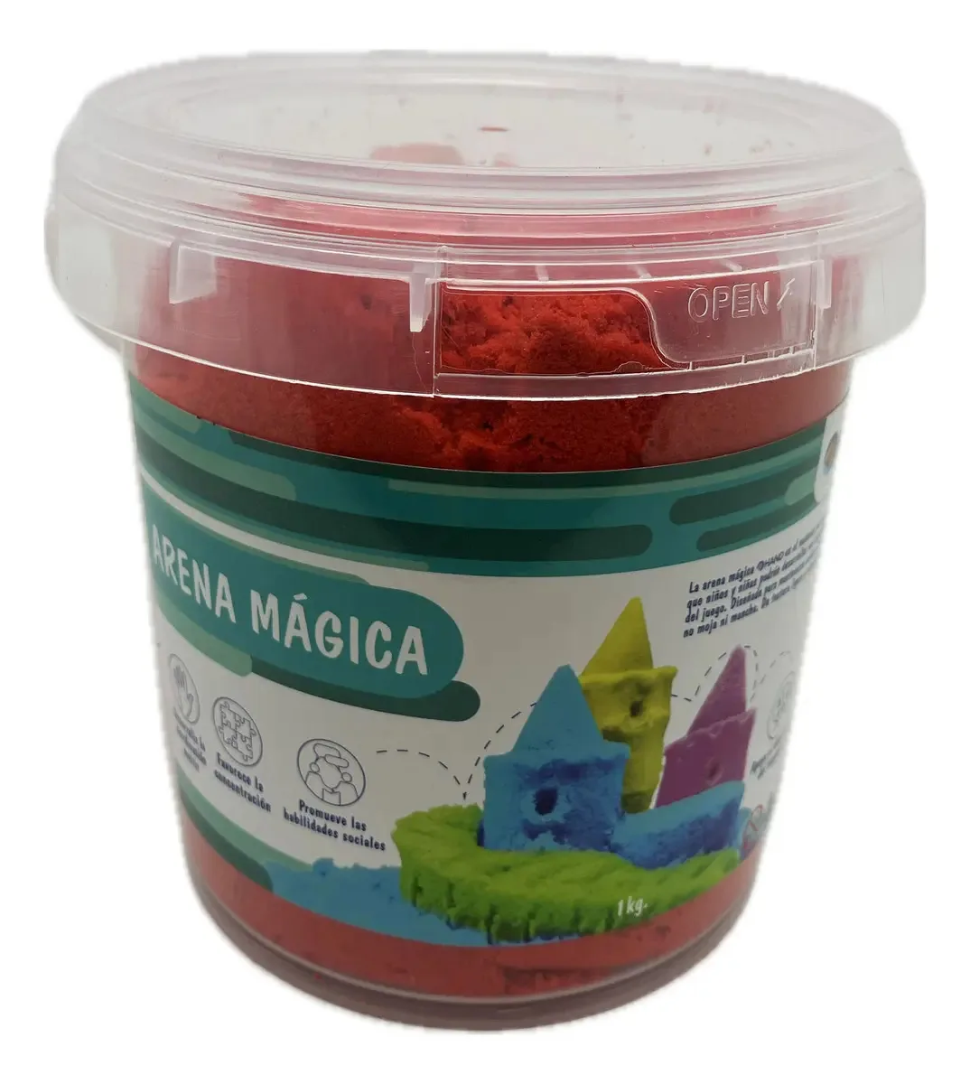 Magic Sand 1 Kilo Fine Motor Speed Red