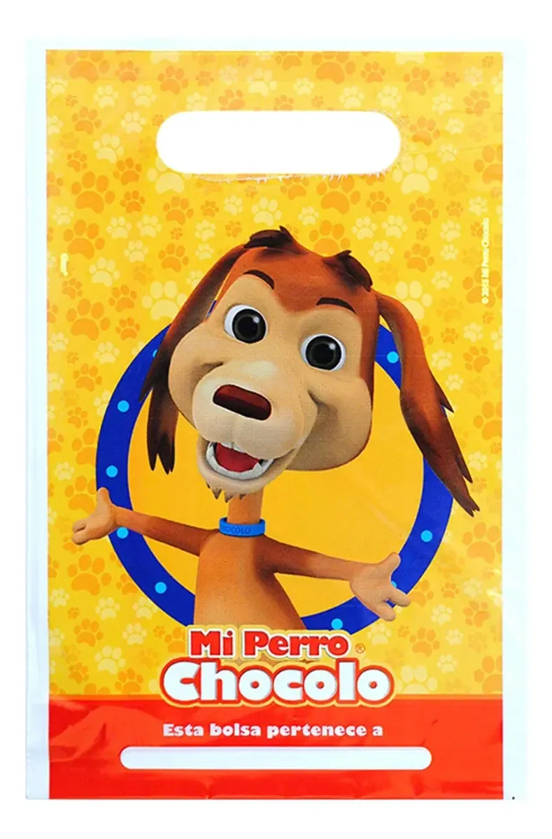 Sacos para Sweet Piñata My Dog Chocolo X12 Color My Dog Cholo Piñata Tamanho 25 x 15