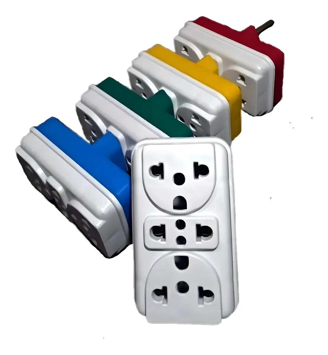 Adaptador Tomada Benjamim T Com 3 Entradas 10A Até
