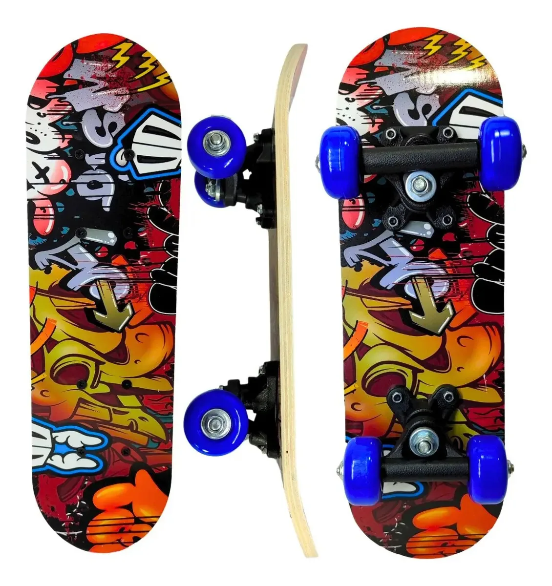 Mini Skate Semi Profisional Infantil 30kg Jr Estampado Top