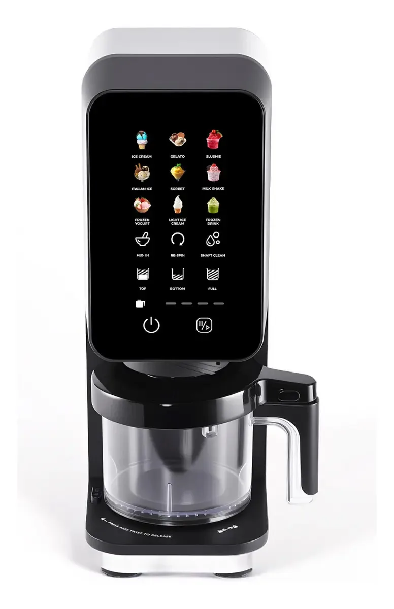 Sorveteira Osoji, máquina de sorvete de smoothie em preto e preto 2500 rpm