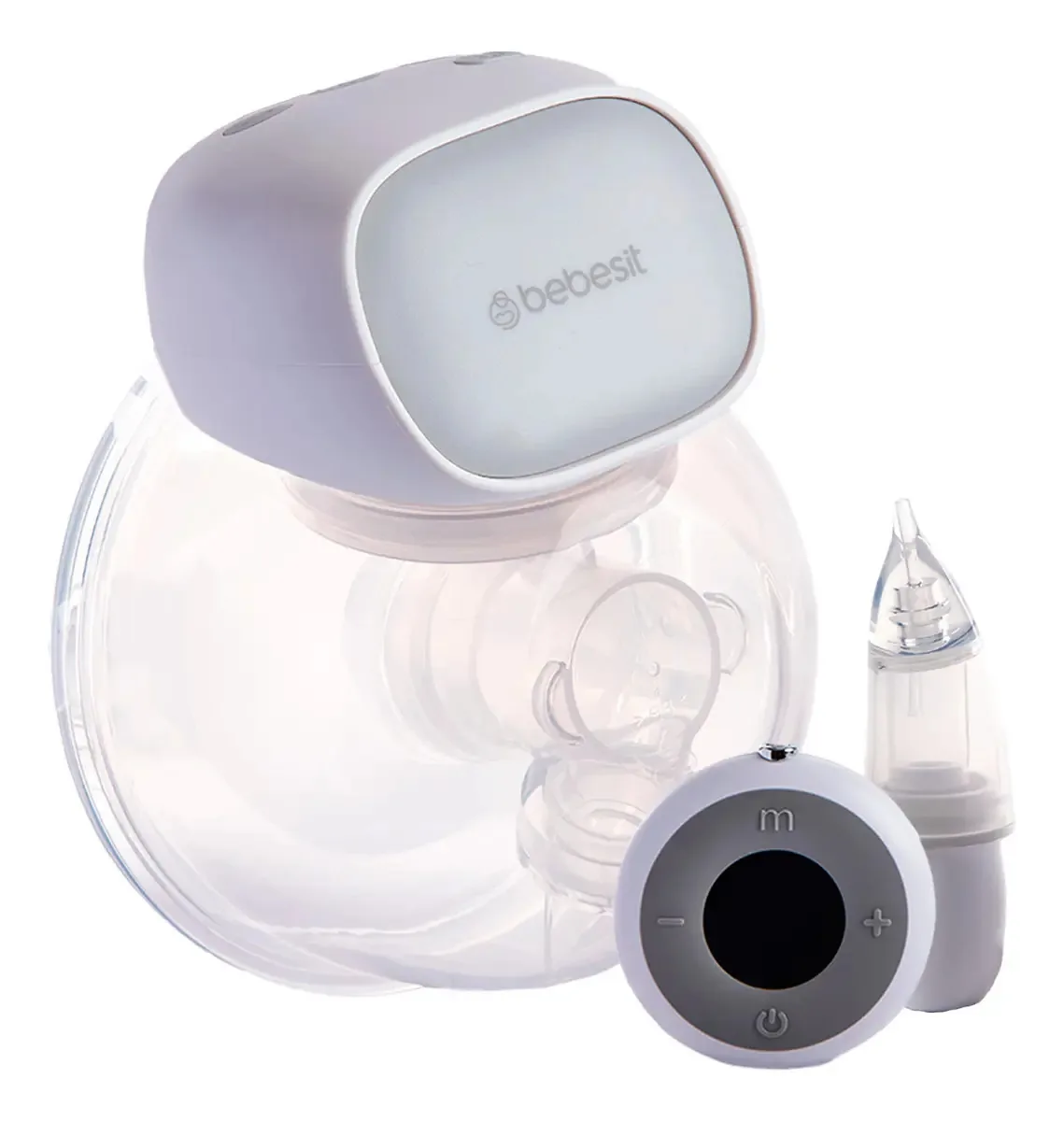 Bomba de mama com controle remoto + Aspirador nasal + 10 bolsas