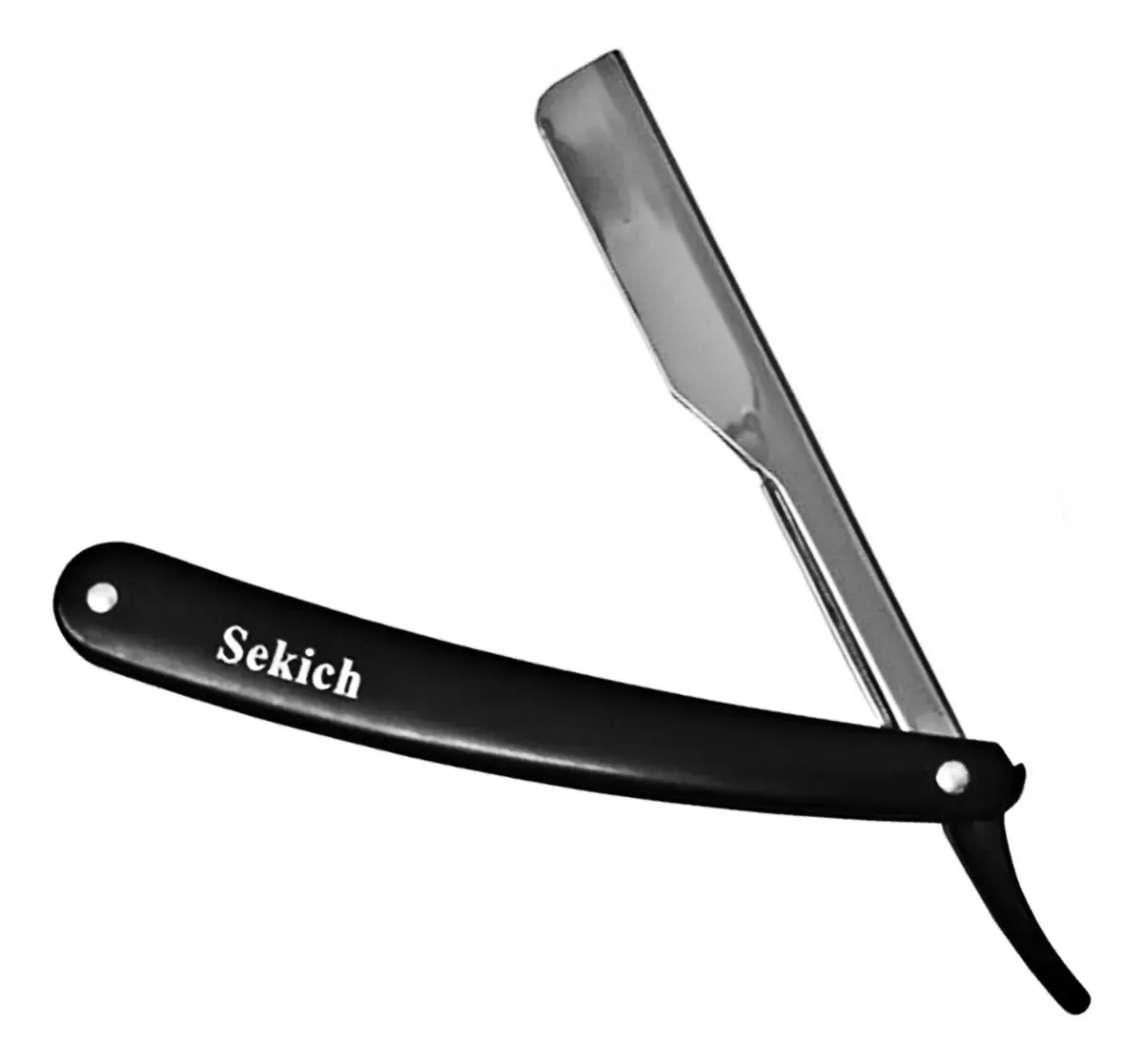 Navalhete Profissional Sekich Aço Inox Preto C/ 5 Lâminas