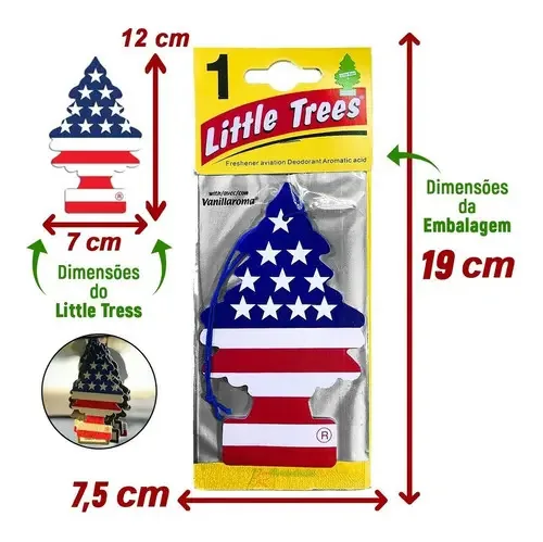 Little Trees aromatizantes cheirinho carro casa ambientes EUA
