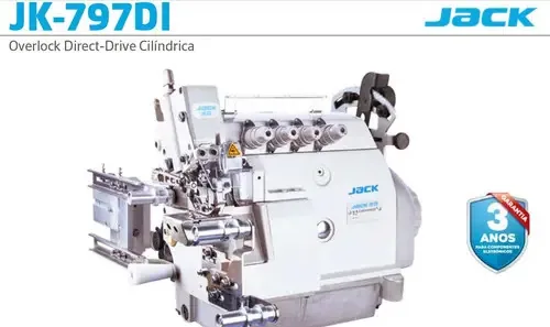Overlock 4 Fios Com Corte De Linha Cilindrica-jk797di4-jack
