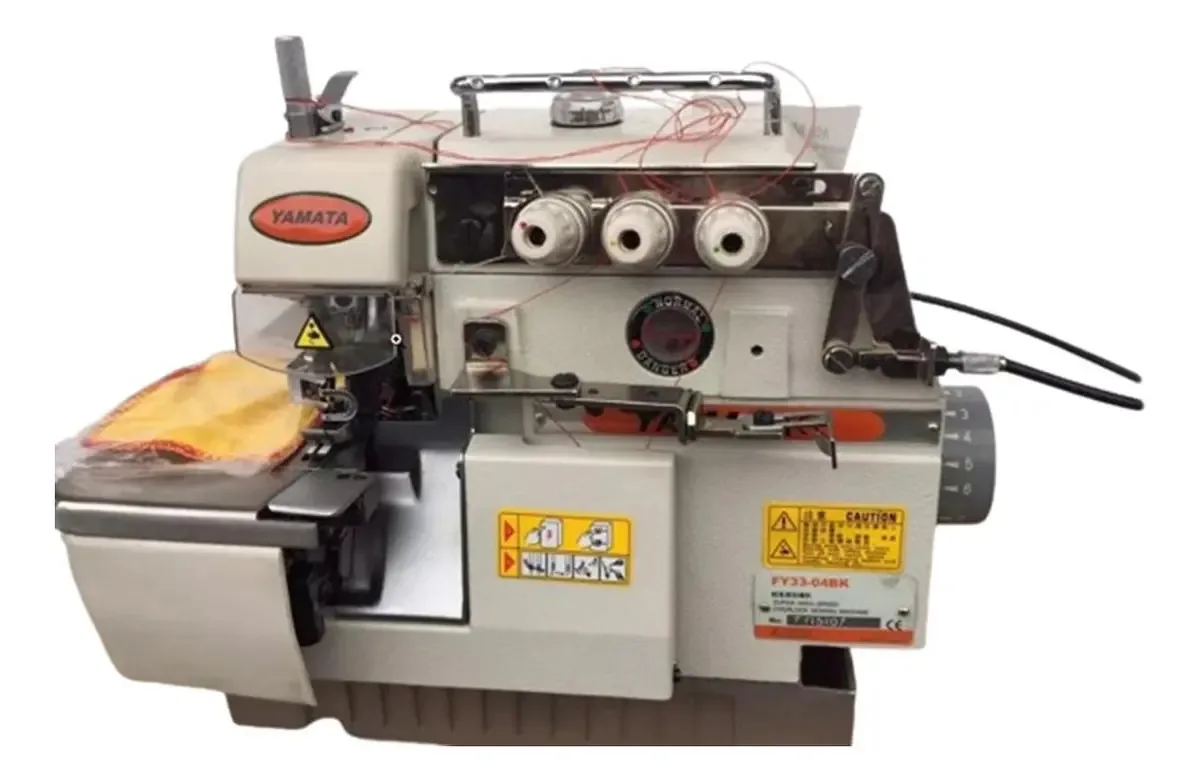 Máquina Overlock Industrial Yamata 3 Fios Motor Eletrônico 6500ppm
