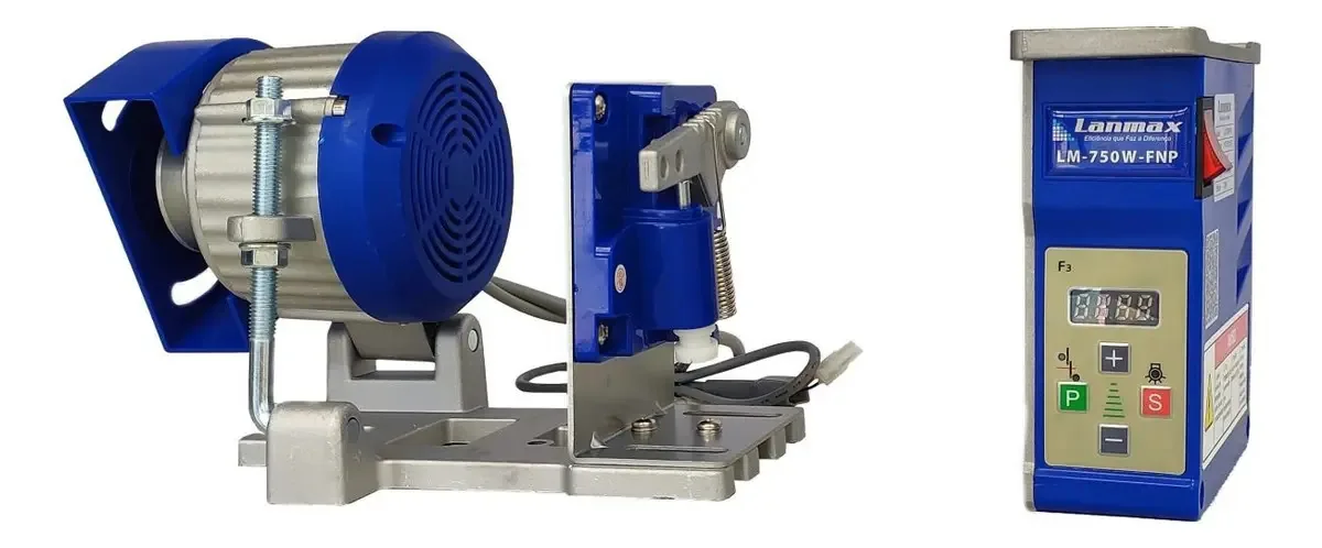 Motor Servo Lanmax 750W Bivolt para Máquinas Reta Overloque Galoneira