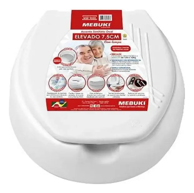 Elevação Assento Sanitário 7,5 Cm De Altura