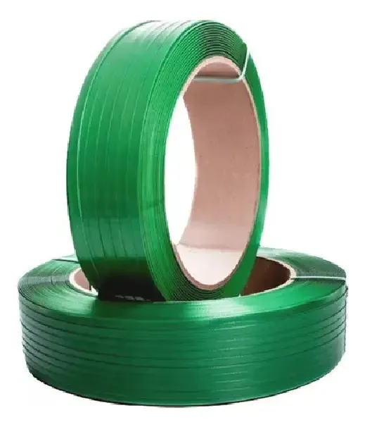 Fita Para Arquear PET Poliéster Verde 16mm 10KG Alta Resistência