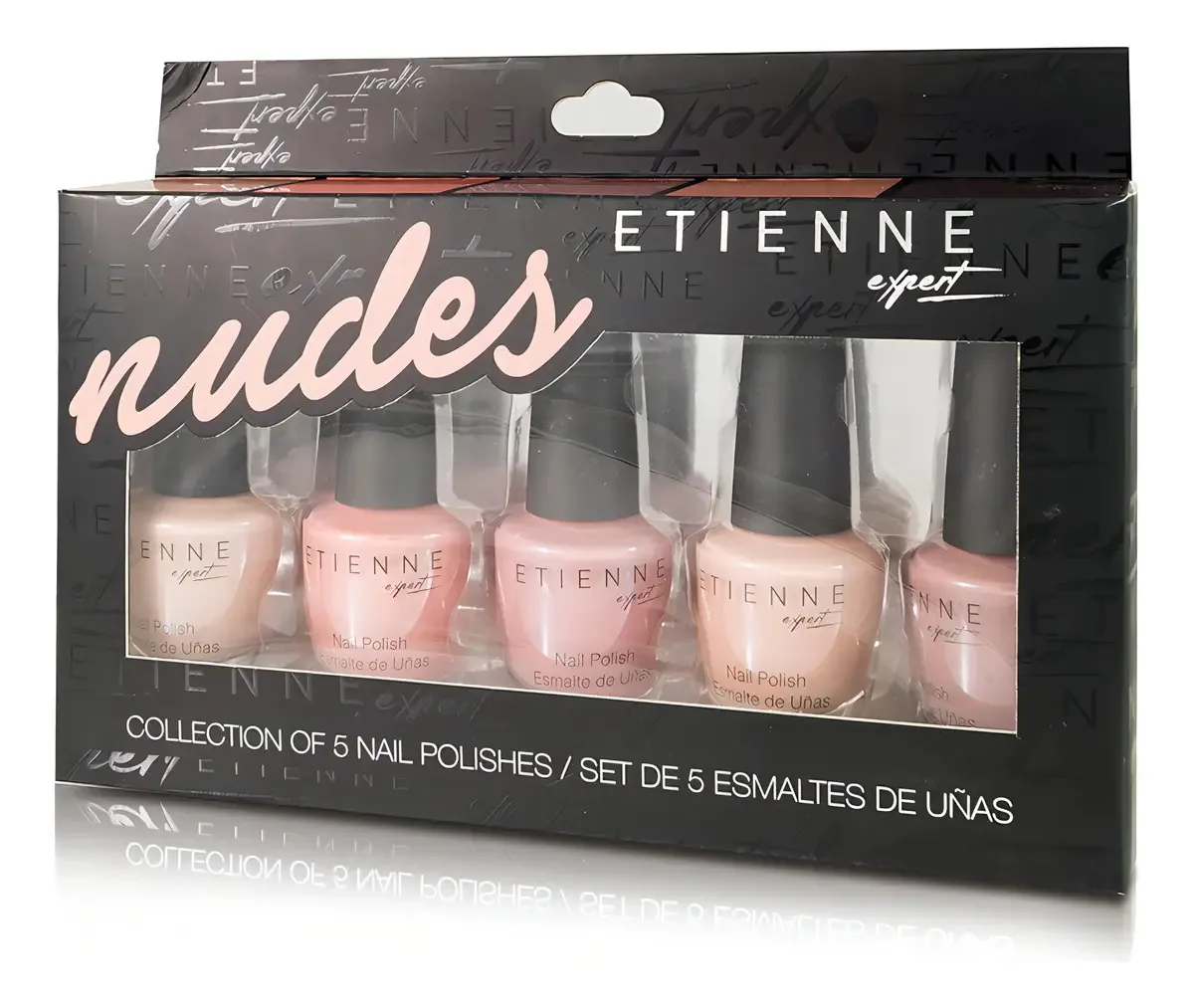 Conjunto De 5 Esmaltes De Unhas Etienne Nude