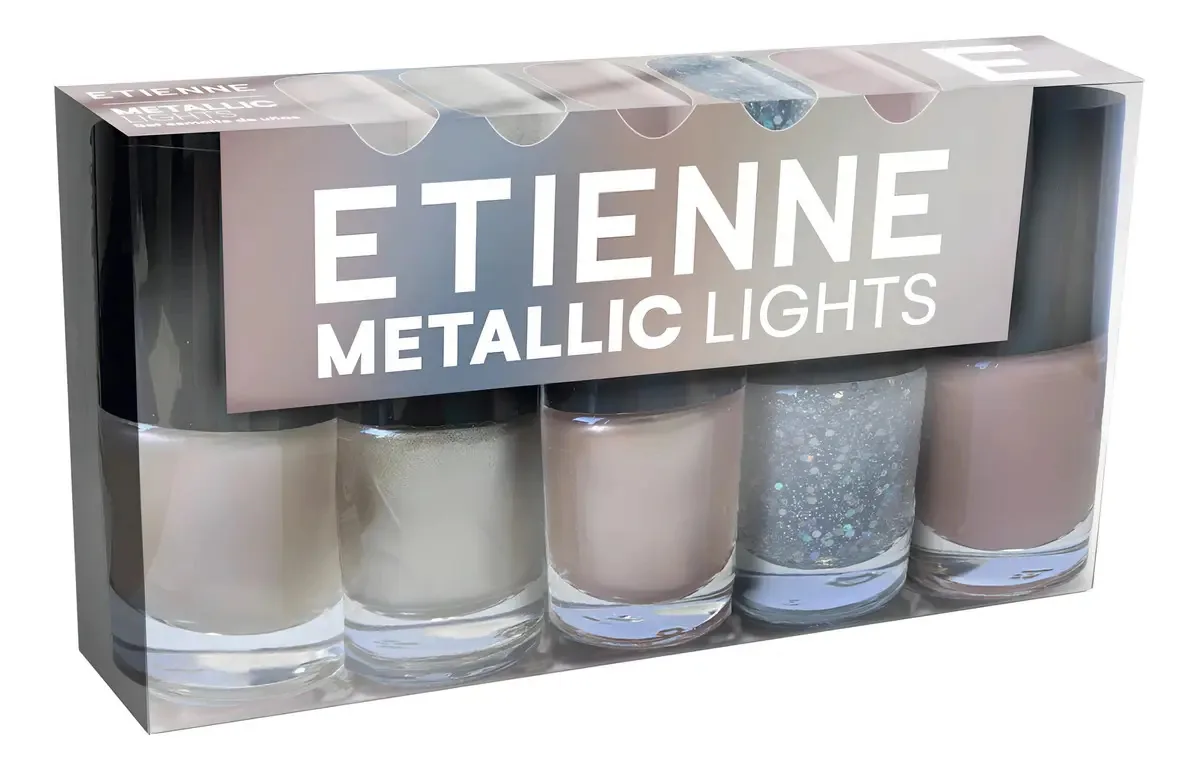 Etienne Conjunto de Esmaltes Lights Metallics