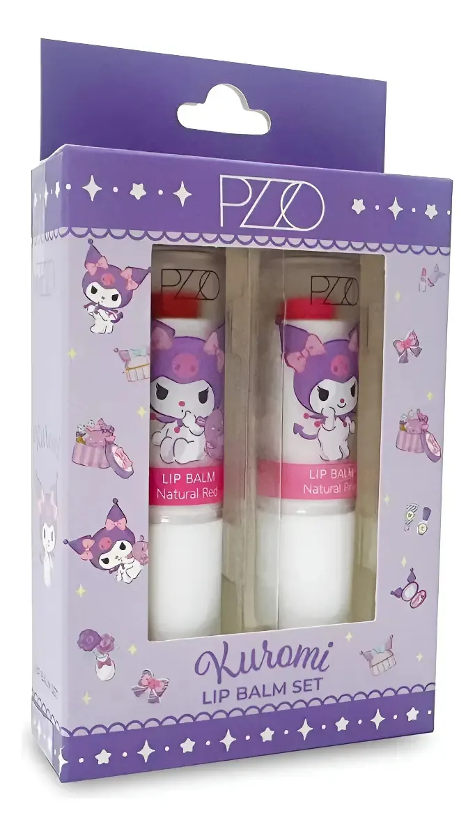 Conjunto Duo Lip Balm Kuromi | Petrizzio