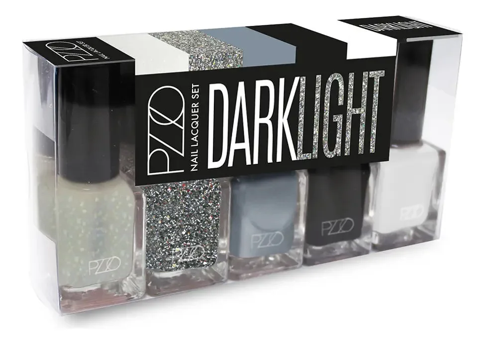 Conjunto de Esmaltes de Unhas Darklight | Petrizzio
