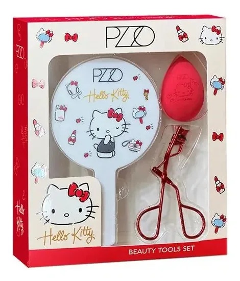 Conjunto de ferramentas de beleza Hello Kitty | Petrizzio