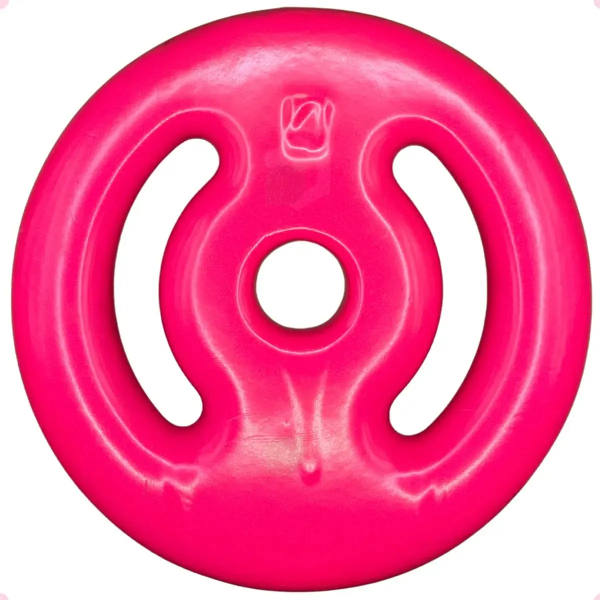 Anilha Emborrachada 4kg Rosa
