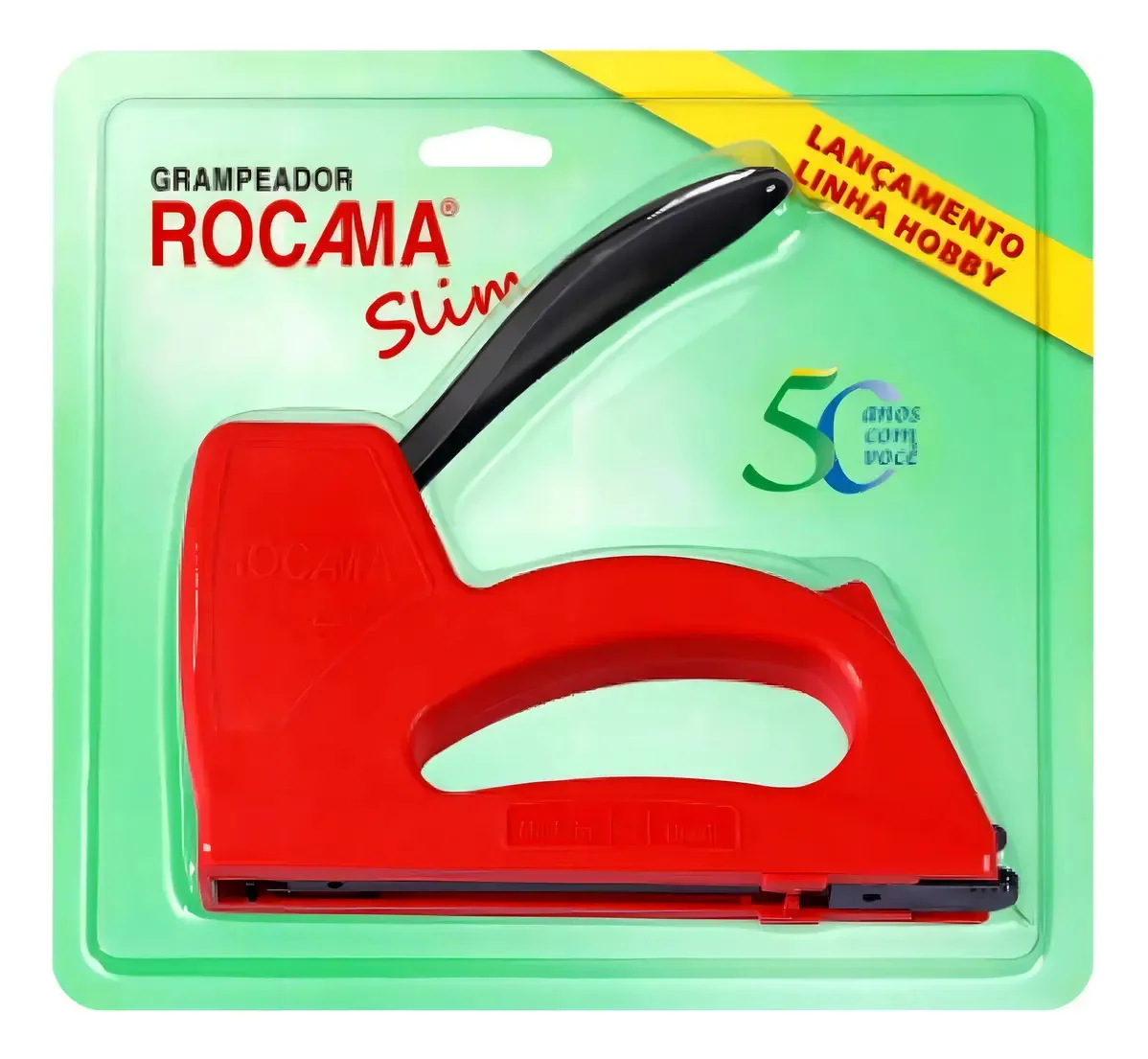Grampeador Rocama Slim Nacional 106 Hobby Artesanato