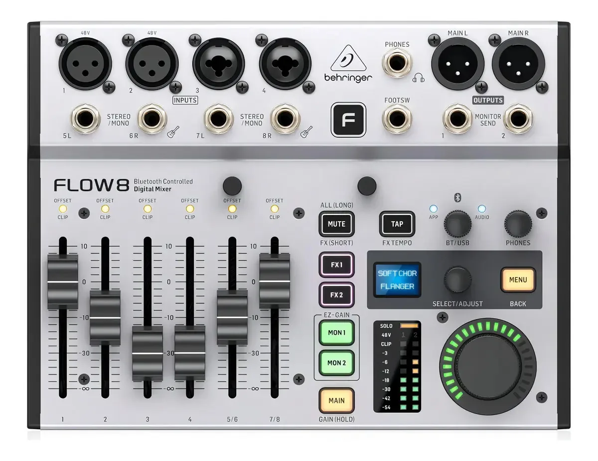 Mesa Behringer Flow 8 Digital 8 Entradas C Bluetooth