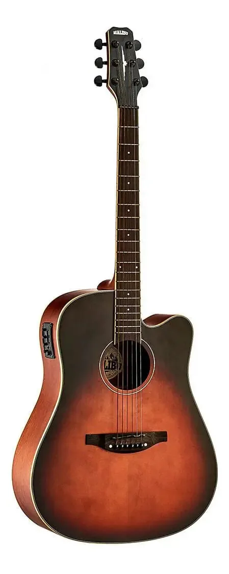 Violao Malibu Grand Canyon Brown Burst Eletrico