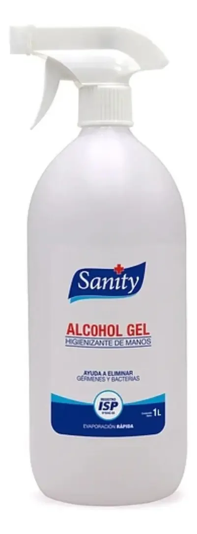 Álcool Gel 1 Litro Fragrância Sem Aroma