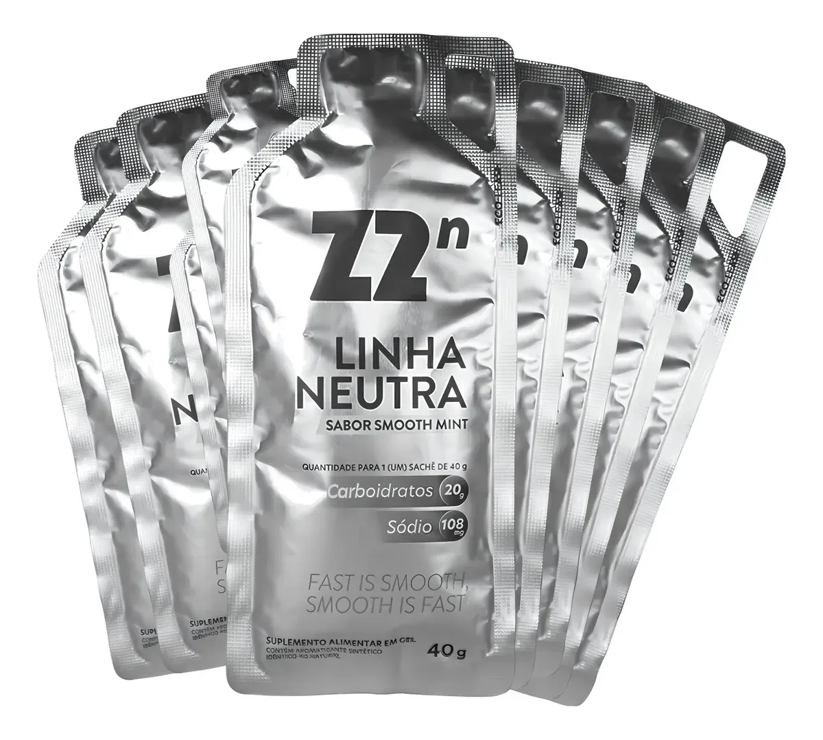 Z2 Energy Gel 10 Sachês 40g Sabor Neutro