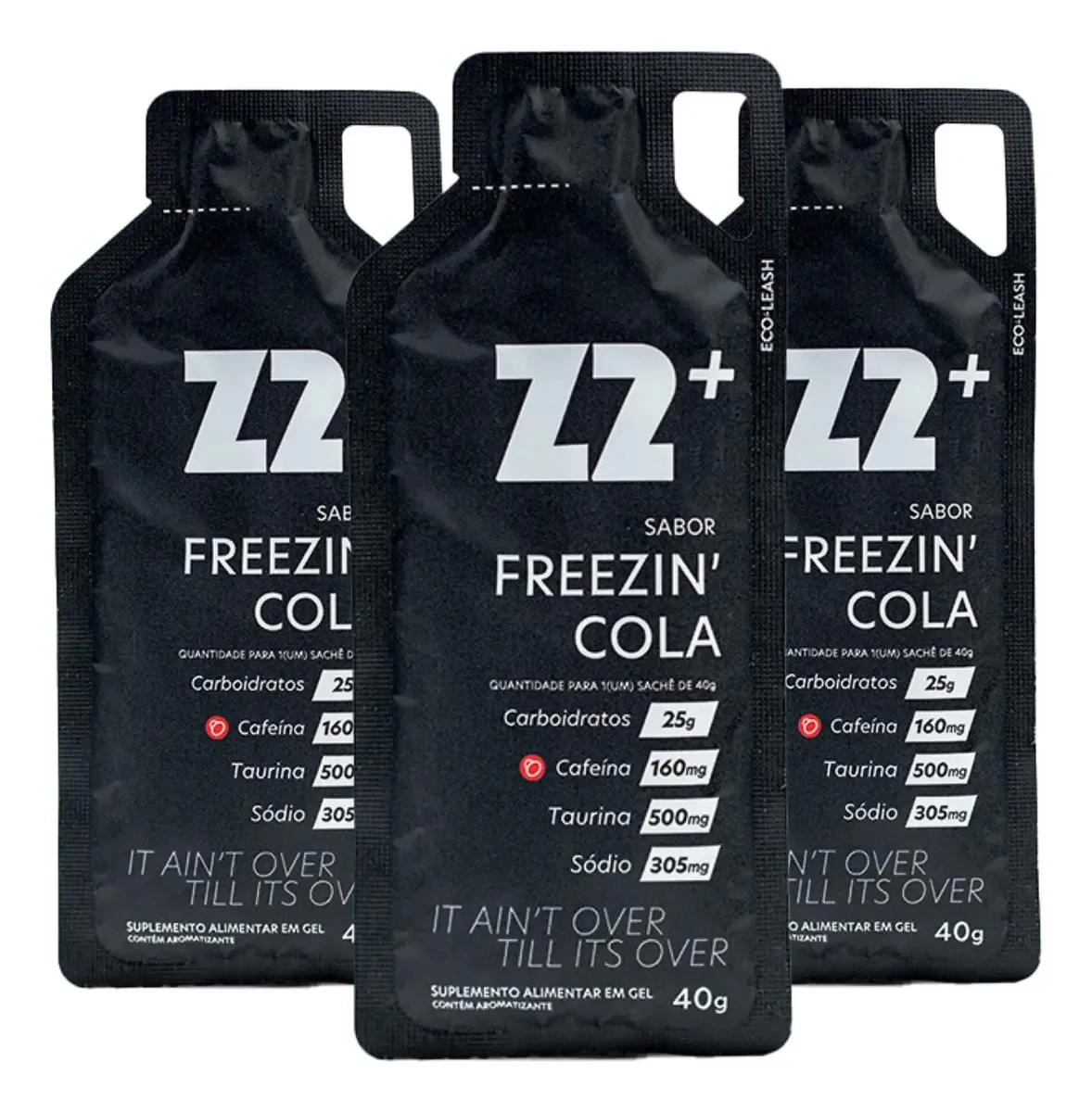 Z2 Energy Gel 3 Sachês 40g (triple Pack) Sabor Freezin Cola