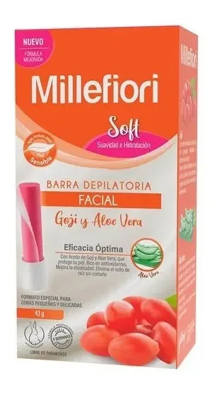 Millefiori Barra Depilatório Facial Suave 43 G