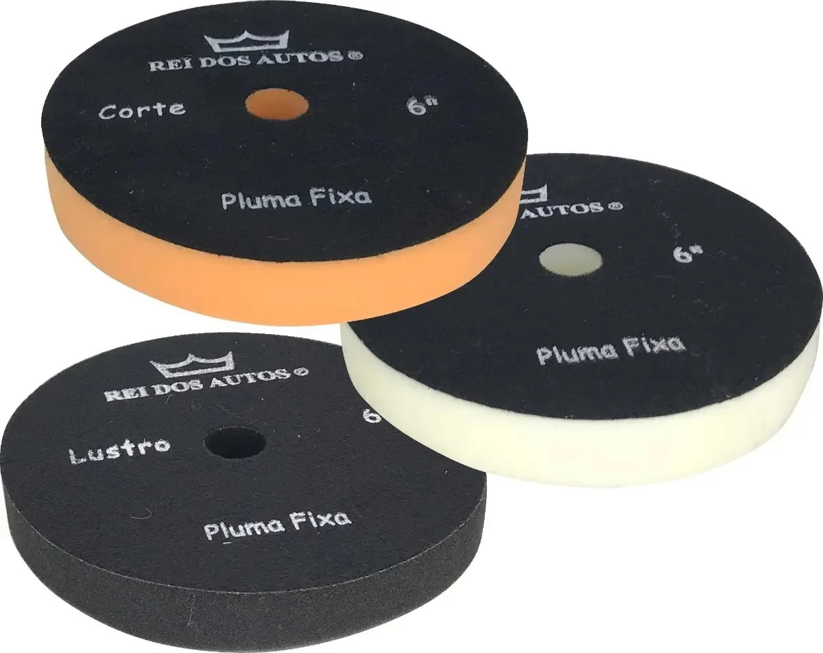 Roto Orbital Kit De Polimento Boinas De Espuma 6 Polegadas