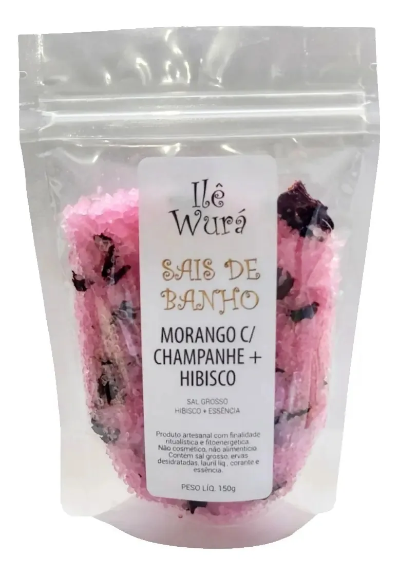 Sais De Banho Morango Com Hibisco Espumante