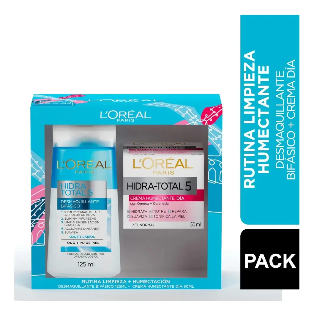 Kit de cuidados com a pele L'Oréal Paris Dermo Expertise - 2 peças