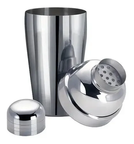 Barman Drink Profissional Coqueteleira 750ml - Inox Cor Prateado