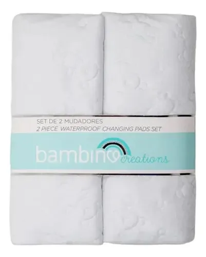 Conjunto de trocadores Bambino Baby White de 2 peças