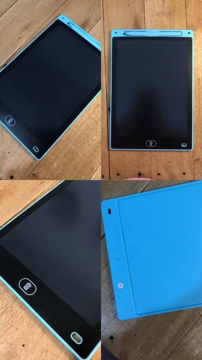 Lousa Digital Criança 10.5 Lcd Tablet P/ Escrever E Desenhar Cor Azul