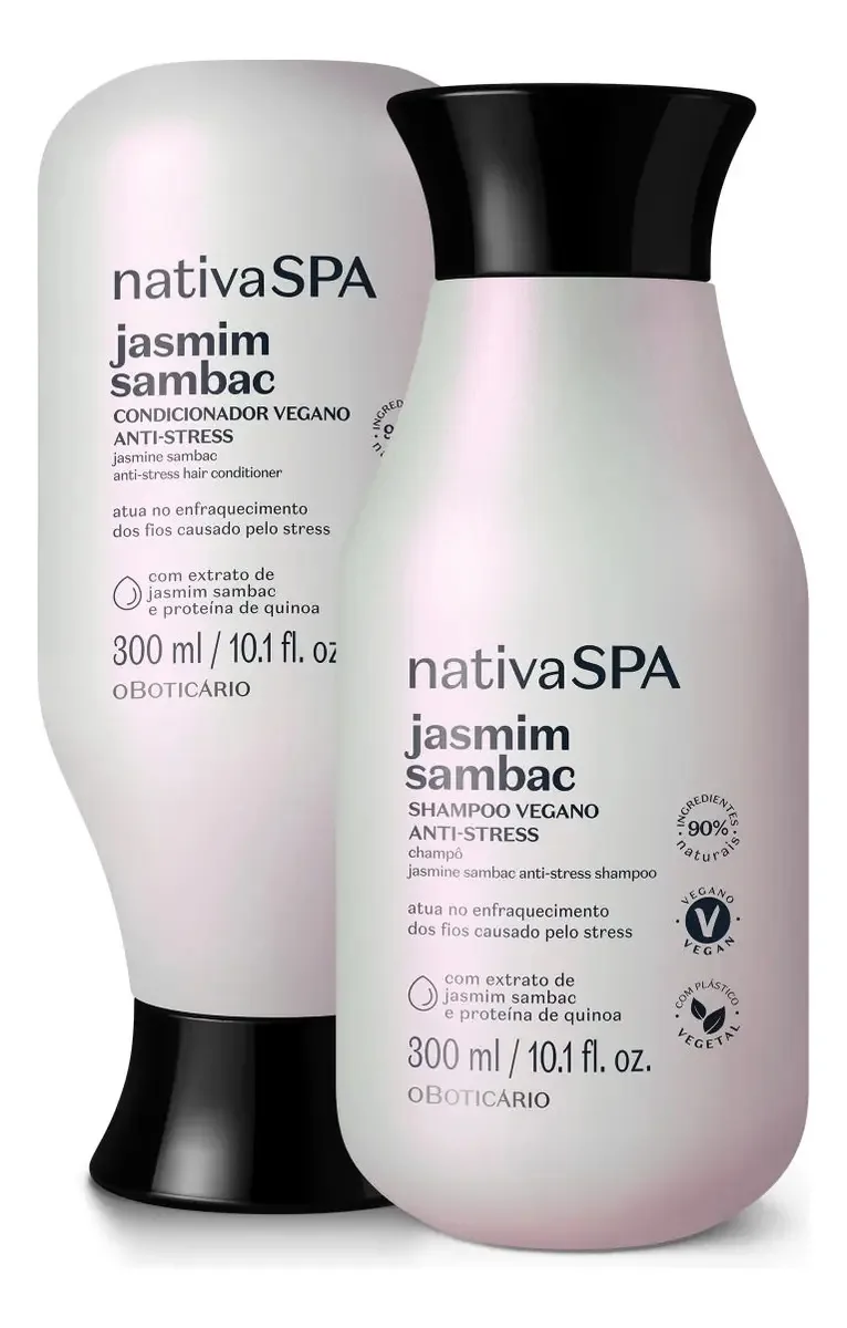 Combo Nativa Spa Jasmim Sambac: Shampoo + Condicionador