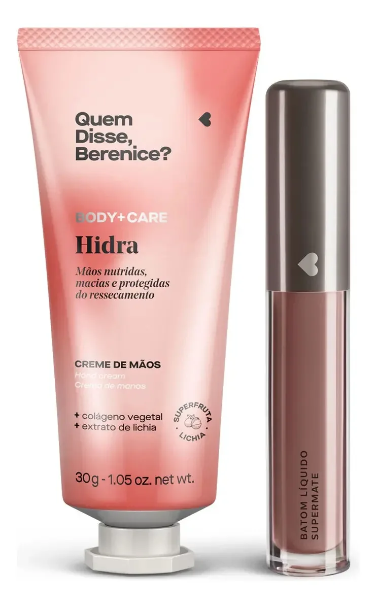 Quem Disse, Berenice? Kit Make E Cuidados: Creme Hidratante
