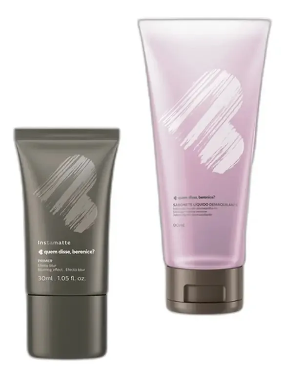 Kit Cuidados Pele: Primer Facial 30ml + Demaquilante 90ml