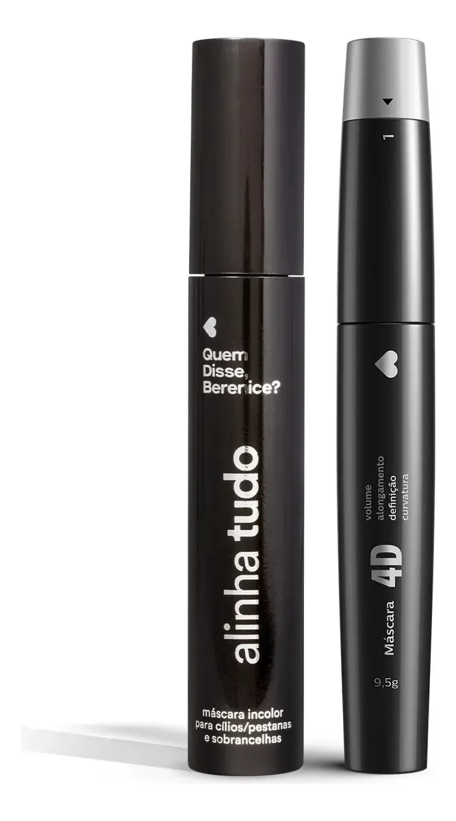 Kit Máscara de Cílios 4D e Incolor Para Olhos Quem Disse, Berenice?