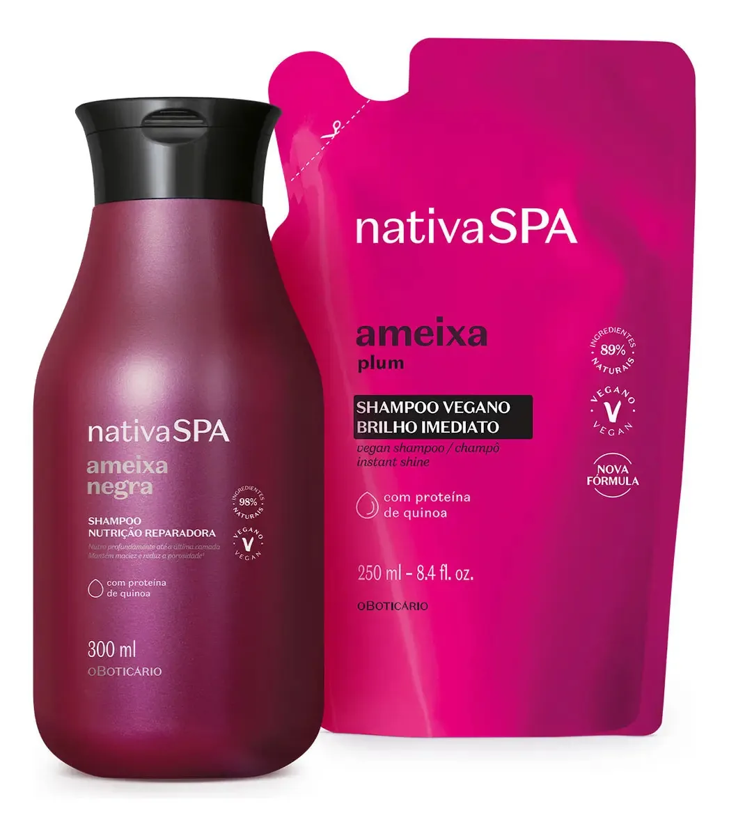 Kit Nativa Spa: Shampoo Ameixa Negra + Condicionador