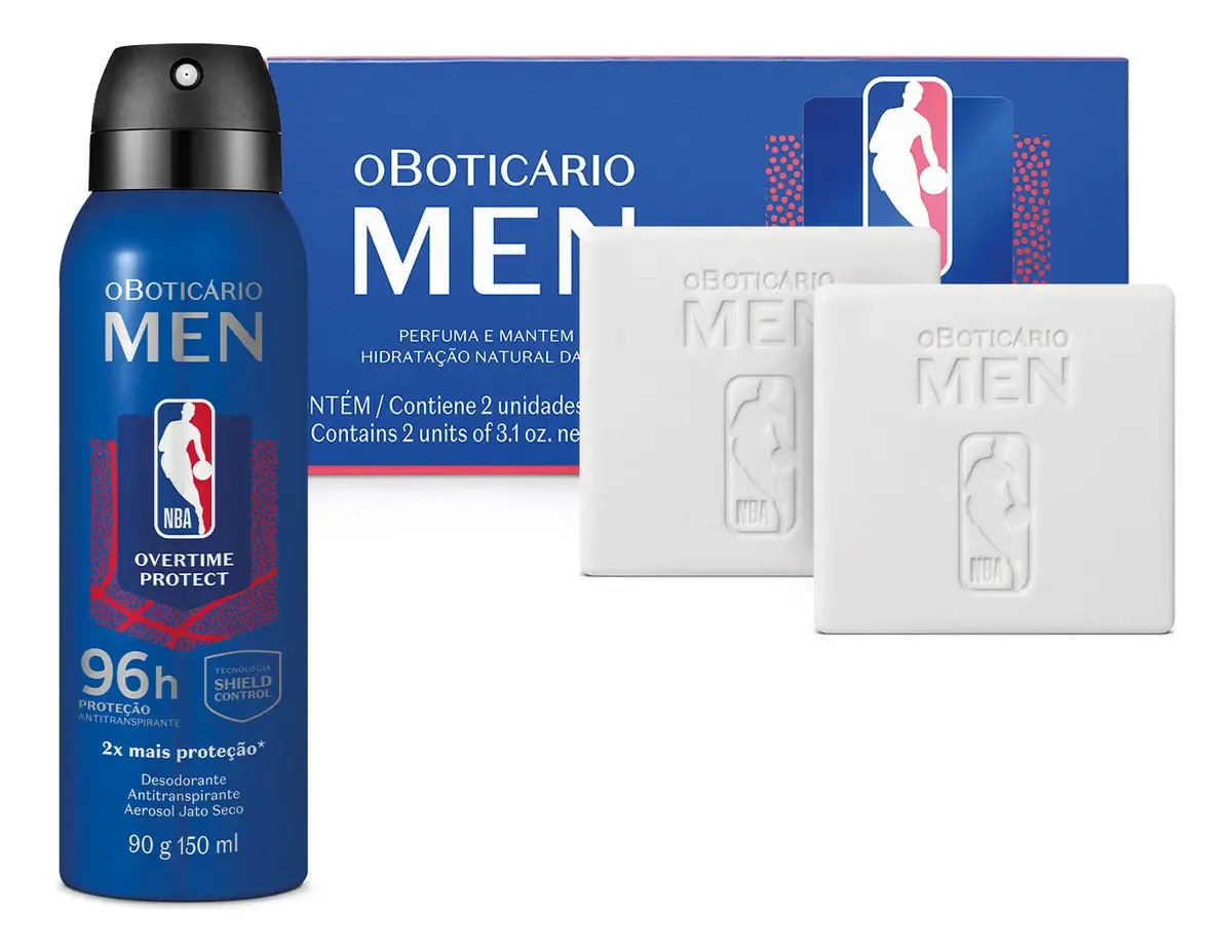 Antitranspirante em aerossol O Boticário Nba