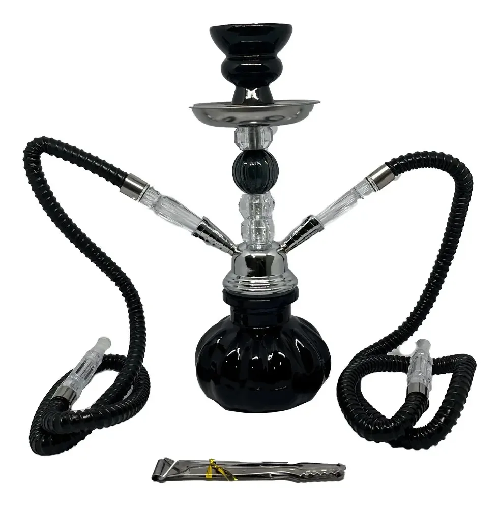 Narguilé Arabe Pequeno 2 Saída Completo Premium 30cm