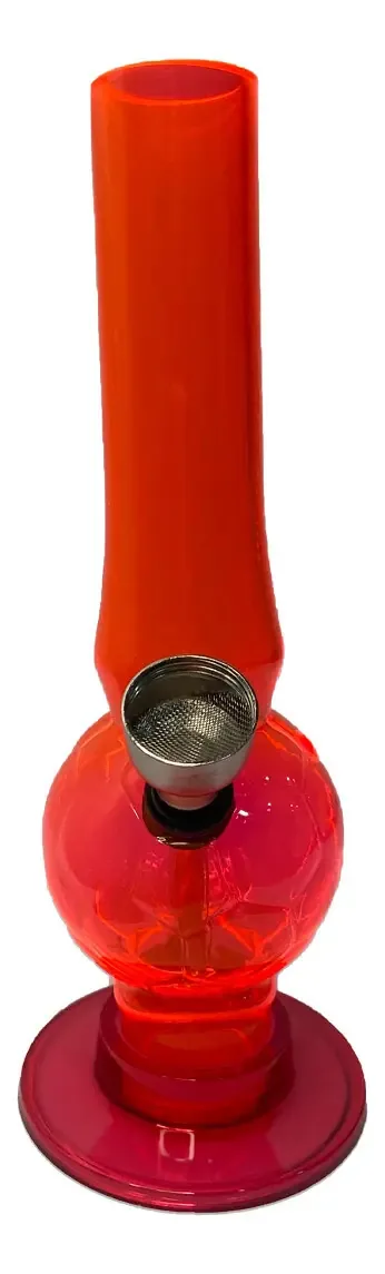 Mini Bong Acrílico Bola De Futebol Min-07 Cor Rosa