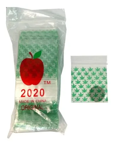 100 Sacos Saquinho Zip Lock Hermético 5,08x5,08 Abre E Fecha