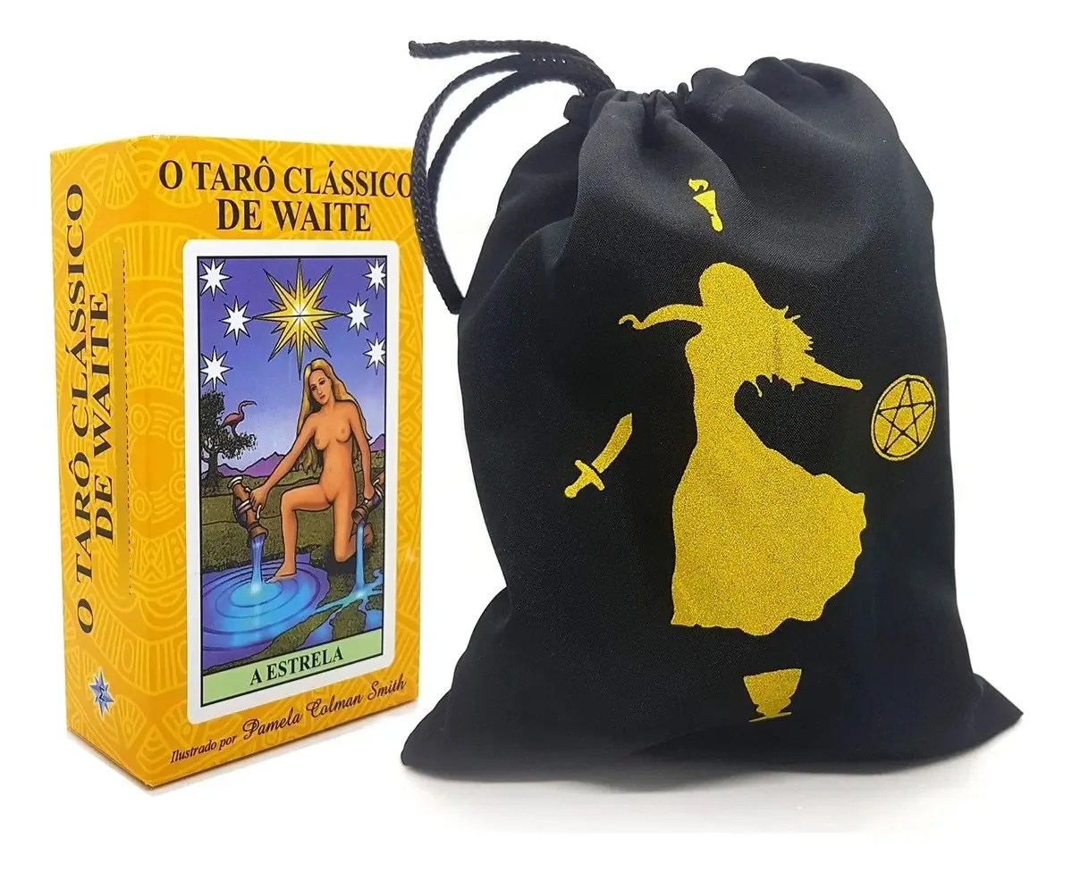 Baralho Tarot Rider-Waite 78 Cartas Mandala Clássico com Manual Português