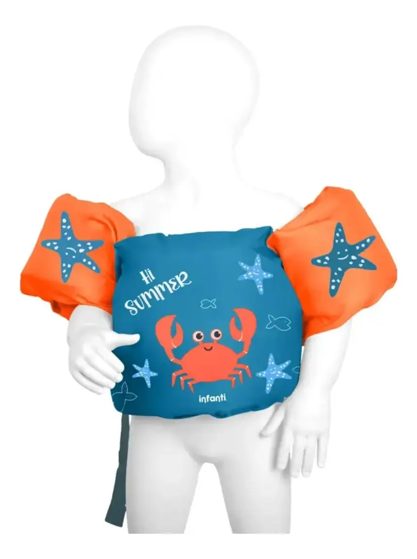 Red Crab Infanti Blue Float com asas