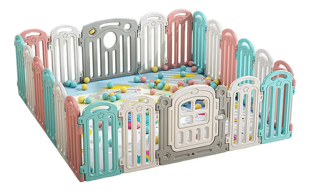 Cercadinho infantil simples Infanti Multicolor