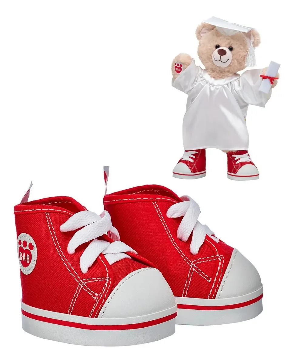 Sapatos vermelhos Build A Bear